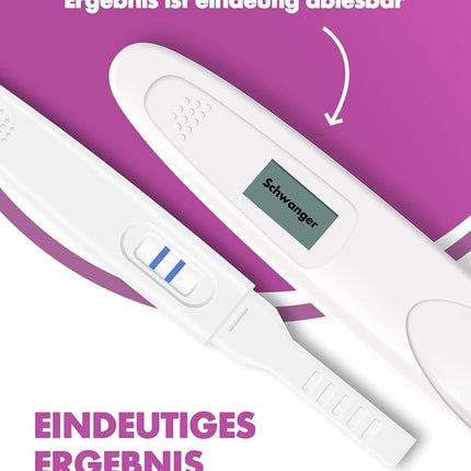 2 One+Step Pregnancy Tests Early Digital I Pregnancy Test I 1x Early Pregnancy Test I Early Pregnancy Test with Pregnant or Not Pregnant Indicator I 25 mIU/ml