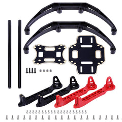 Drfeify RC Drone Frame Kit, Plastic Fiberglass X-Structure Drone Frame Kit Playing Accessories for 4-Axis Drones Musical Instrument Accessories