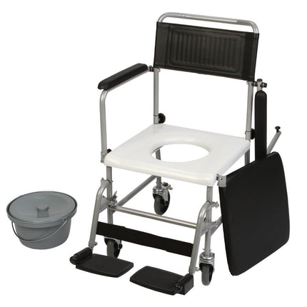 Home &amp; Office mobile toilet chair, powder-coated