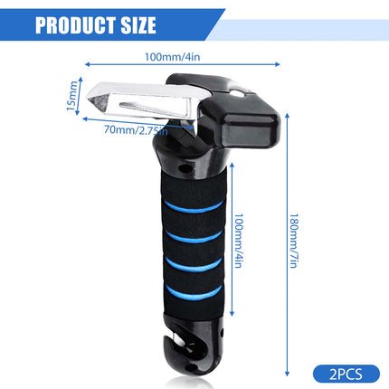 2 pieces car exit aid for seniors, car assistant support handle, car exit aid for seniors and disabled people, car safety hammer for car doors, motorhome doors, truck doors