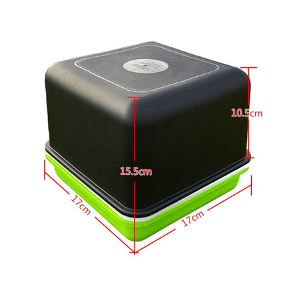 ＡＷＨＡＯ Sprout Case Nursery Pot Planting Box Sprout Tray for Outdoor Garden Greenhouse, 4-Piece Set