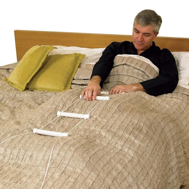 Mobiclinic bed ladder, raising aid, 4 steps, white