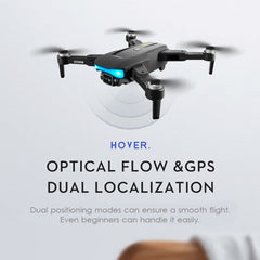 Goolsky Drone with Camera 6K LS-38 GPS 5G Wifi EIS Brushless Motor Anti-Shake Gimbal Video Aerial FPV Quadcopter Smart Follow Mode Gifts for Kids Adults Backpack Package 2 Batteries