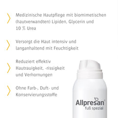Allpresan Foot Special No. 3 Original Foam Cream – For the daily care of very dry feet, vegan, 200 ml