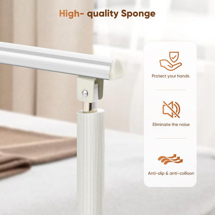 Brolteja Bed Rail for Adults, Folding Safety Gate for Elderly, Safety Bed Rail, Fall Protection, for Elderly People with Disabilities (92 x 45 cm)