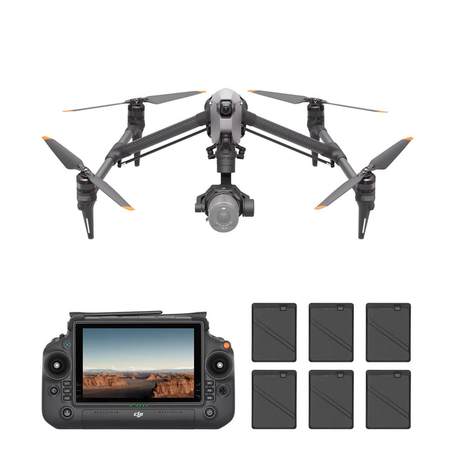 DJI Inspire 3 Standard Combo, Full-Frame 8K ProRes RAW/CDNG, Ultra-Wide 1/1.8″ Night Vision FPV Camera, Dual-Format Configurations, O3 Pro Video Transmission