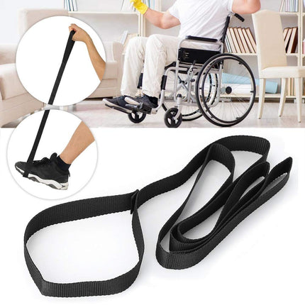 Nikou Thigh Leg Lifter Belt, Nylon Leg Lifter with Foot Strip, Leg Lifter Belt Mobility Aid Standing Aid Mobility Lift for Disabled Elderly Daily Living Aids