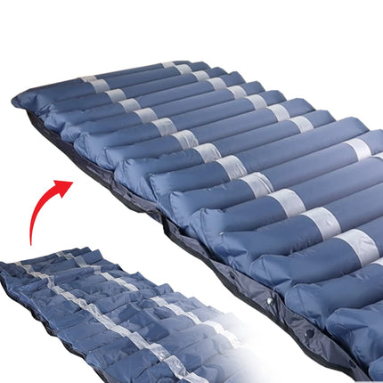 Mobiclinic® pro, Anti-decubitus mattress with air, 200x105x12, 8, Mobi 3 Plus, Alternating pressure mattress with compressor, Low noise, 105 cm wide, 17 air cells, For pressure ulcers grades I, II and III, Blue