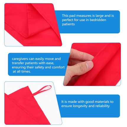 Healeved Sliding Sheet for Patients Sliding Sheet for Care Movable Sliding Sheet for Seniors Transfer Aid for Elderly People Washable Sliding Sheet to Support Patient Movements Suitable for