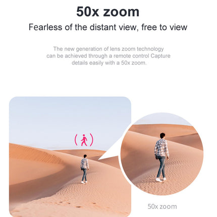 Drone with 4K Camera, 50x Zoom, 4K HD WiFi Live Video, RC Quadcopter, 4-Way Obstacle Avoidance, 360-Degree Turns, Intelligent Hover, for Boys and Girls