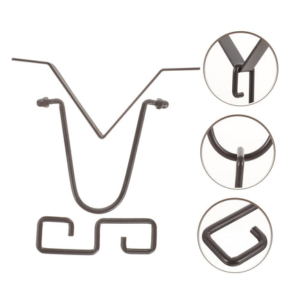 CIYODO 1 set of shaped metal rain chain hooks for downpipes. Rain chain adapter and installation hook for effective rainwater drainage. Decorative solution for garden and outdoor areas.