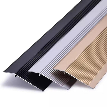 Wheelchair ramp non-slip threshold strip door floor transition strip metal threshold ramp reducer door ramp floor reducer height 1-4cm access channel for sweeping robot luggage