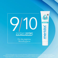 meridol toothpaste 2x75ml - Toothpaste combats gingivitis, antibacterial effect
