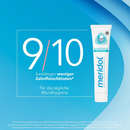 meridol toothpaste 2x75ml - Toothpaste combats gingivitis, antibacterial effect