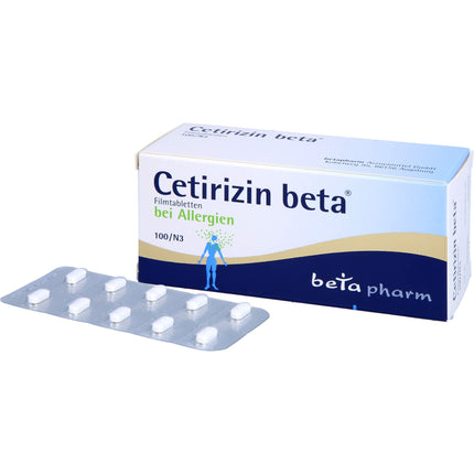 CETIRIZIN beta film-coated tablets 100 pcs