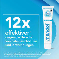 meridol toothpaste 2x75ml - Toothpaste combats gingivitis, antibacterial effect