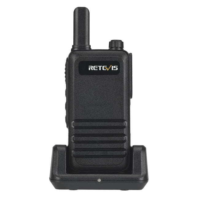 Retevis RB647 PMR446 Walkie Talkie, Waterproof IP67 Mini Two-Way Radio with 16 Channels, Emergency Alarm, VOX Walkie Talkies Professional for Adults, Outdoor Hiking (Black, 1 Pack)