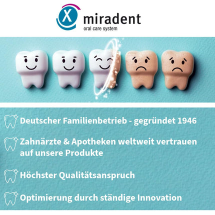miradent Mira-2-Ton® Tablets 50 pieces | Chewable tablets for coloring as a plaque test before brushing teeth | proven | reliable | motivating | easy to use | erythrosine- and gluten-free