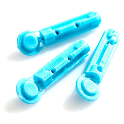 CodeFree blood lancets, sterile, size 28G, 100 pcs. Compatible with lancing devices from Medisana and Accu Chek, for easy blood sampling, including for diabetes testing.