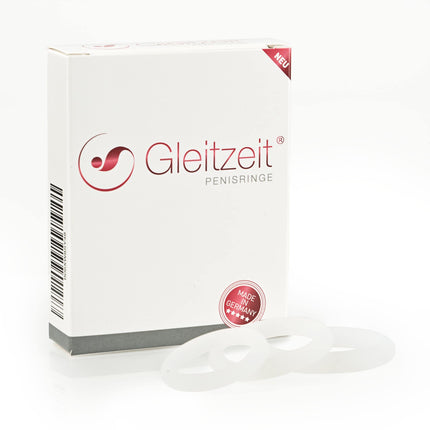 Gleitzeit® Penis Rings PREMIUM Medical Silicone Cock Rings to Increase Potency Transparent