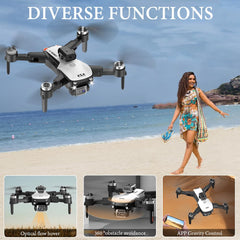 OBEST Drone with 4K Camera, Brushless Motor Drone, FPV Foldable Quadcopter Drone with 360° Active Obstacle Avoidance, Kids Adults Toys &amp; Gifts