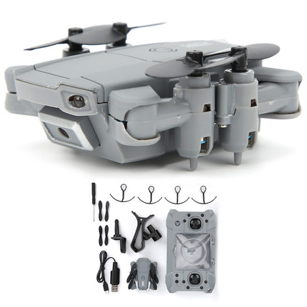 VGEBY KY905 Foldable Mini Drone with 4K HD Camera, LED Light, One Key Return, Gray, Advanced Beginner