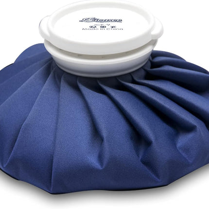 BICAREE Reusable Ice Pack for Injuries, Ice Pack Hot Water Bag for Hot and Cold Therapy and Pain Relief with Lid, Leak-Proof Elastic Breathable Ice Pack 22.8 cm