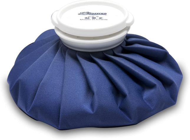 BICAREE Reusable Ice Pack for Injuries, Ice Pack Hot Water Bag for Hot and Cold Therapy and Pain Relief with Lid, Leak-Proof Elastic Breathable Ice Pack 22.8 cm