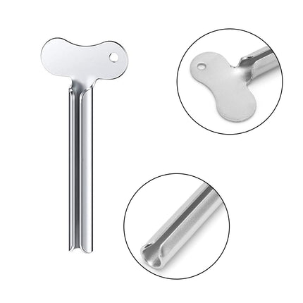 Olakin Stainless Steel Toothpaste Tube Squeezer [4 Pack], Tube Squeezer Tube Squeezer, for All Tubes of Toothpaste, Hair Gel, Hand Cream, Cosmetics