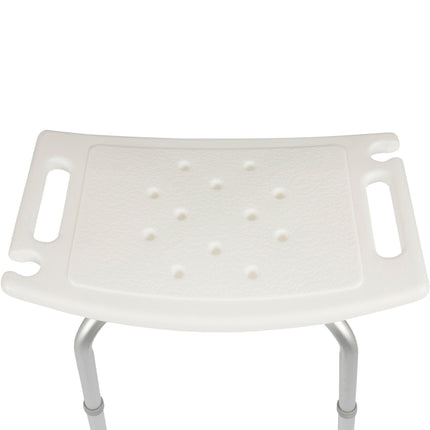 Dunimed Shower Stool - Height-Adjustable Shower Chair 39-52cm - Anti-Slip Shower Seat - Shower Aid - Bath Seat (Without Backrest)