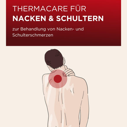 ThermaCare Neck, 6 pieces, heat patches for neck, shoulder, and wrist, effectively relieve neck pain, original product from Angelini Pharma Germany