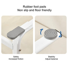 SEVEWAGE Chr Couch Riser, 6-way height adjustable, non-slip couch lifting aid for the mobility of elderly people and daily standing and sitting, with TPE handles