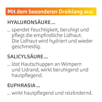 POSIFORLID® Eye Spray. Supportive care for blepharitis and irritated eyelids, 15 ml