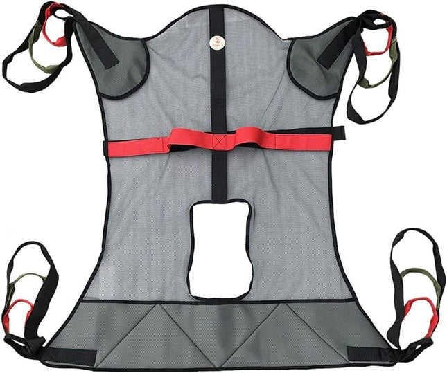 Full body sling, assistive patient lift toilet sling, seat transfer belt for the elderly, split leg sling for toilet use, patient assistance