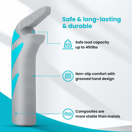 Car door handle for the elderly: Car handle assistant support handle multifunctional handle car door locking handle for seniors and disabled (blue)