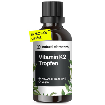 Vitamin K2 MK-7 200µg – 50 ml – all-trans content &gt;99.7% – laboratory-tested, vegan, high-dose &amp; produced in Germany