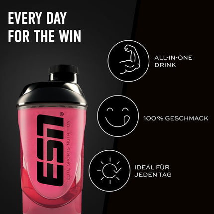 ESN Daily, Raspberry Iced Tea, 480 g, with glutamine, creatine, collagen &amp; L-leucine - made in Germany
