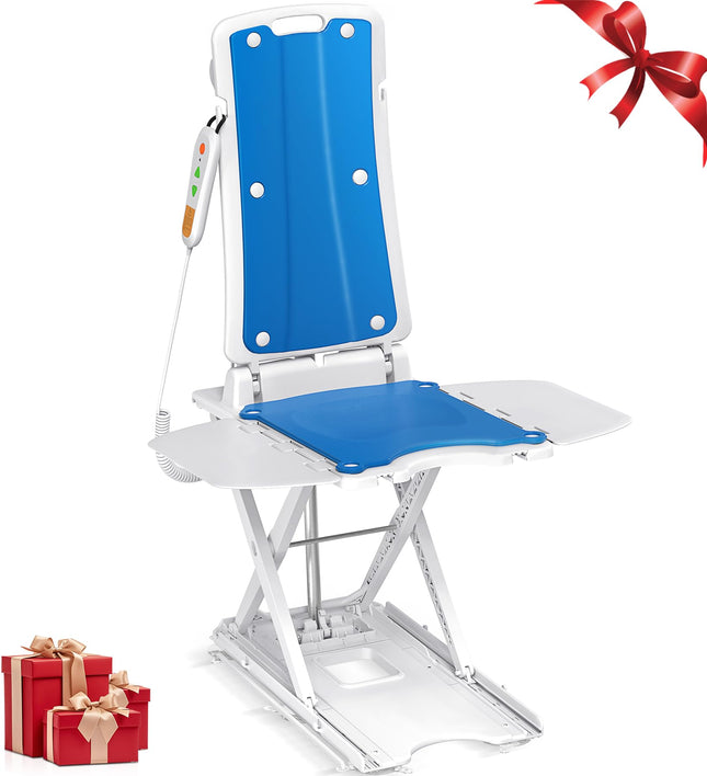VOCIC Standing Aids, Electric, multifunctional stand-up chair, height adjustable up to 68 cm, seniors' assistance when getting up from the floor, load capacity up to 136 kg