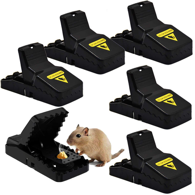 Mousetrap, set of 6 professional mousetrap snap trap rat trap, reusable mouse trap professional in home and garden