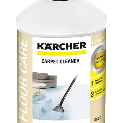 Kärcher Carpet Cleaner RM 519, suitable for cleaning carpets, upholstery, car seats, etc., 1l concentrate diluted to 40l cleaning agent