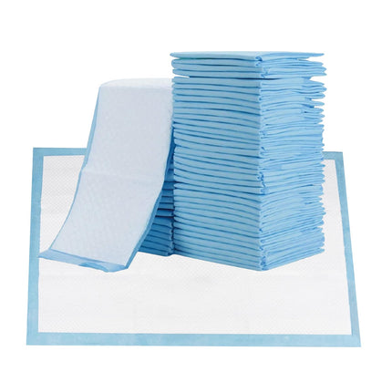 Disposable incontinence bed pads 60x90cm, 25 pieces, waterproof and ultra-absorbent bed pads with fixing strips for babies, adults and seniors
