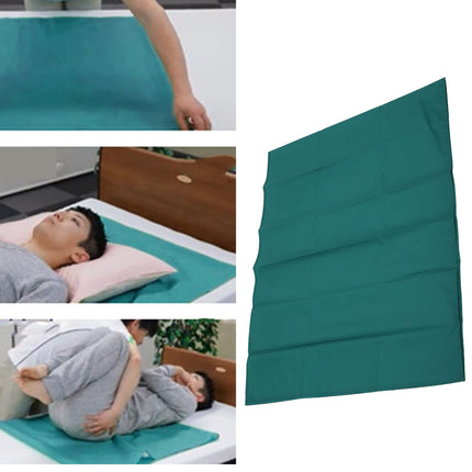 Patient Slide Sheets, Reusable and Washable Nylon Hospital Sheets, Disabled-Accessible Patient Moving Aids (95 x 75 cm)