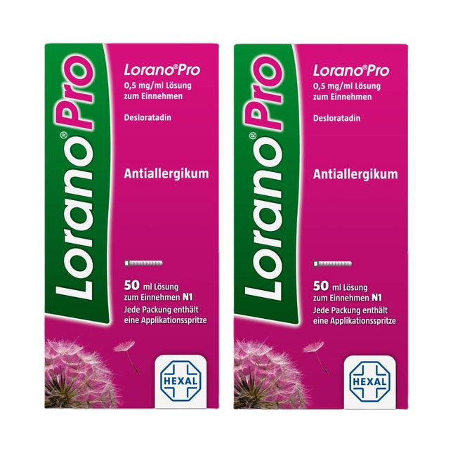 LORANOPRO 0.5 mg/ml oral solution set (2 x 50 ml)