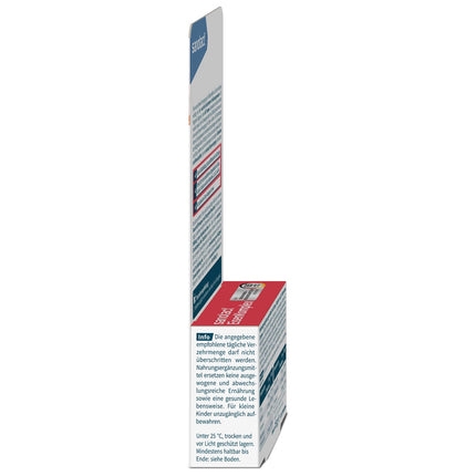 sanotact Iron Complex (100 mini-tablets) • Highly dosed with 14mg iron, copper, folic acid, vitamins C, B2, B6, B12 • Immediate effect for iron deficiency • Iron for blood formation • 100% vegan