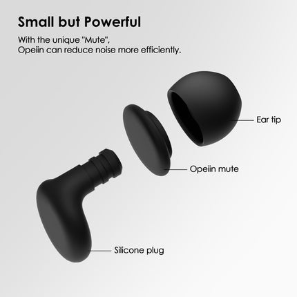 OPEIIN Earplugs for Sleeping - New Flexible Silicone, Ultra-Soft Reusable Noise-Reducing Earplugs for Sleep, Concentration, Travel | with 8 Tips in XS/S/M/L | 28dB (SNR)