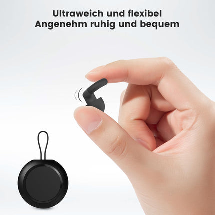 JUSTRVN Earplugs for Sleeping, 2 Pairs Reusable Noise Reduction Earplugs 25dB-30dB with 8 Eartips, Soft Hearing Protection Plugs for Concerts, Noise Sensitivity, Studying and Working