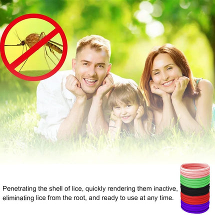 MOLZINY 40 pieces anti-lice hair tie with extra fine tooth comb against head lice. Natural and effective helps to prevent lice. Hair tie rubber band.