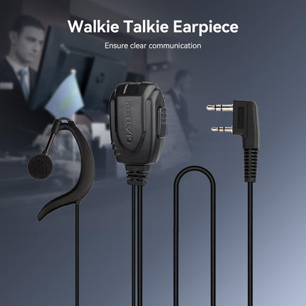 Retevis RT86A Long-Range Walkie-Talkies, Rugged Two-Way Radio with Microphone, Group Call, Easy Pairing, for the Construction Industry (2 Pack)