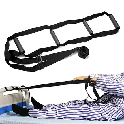 Bed ladder, lifting aid, bed ladder, rope ladder, adjustable bed rope ladder, rope ladder, auxiliary handle with pull-up rope lifter, standing aid, rope ladder, bed aids for the elderly, sick,