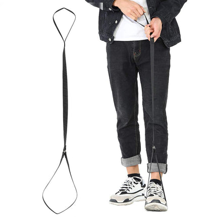 Mobility aids leg lifter, leg lifter belt with foot strips mobility aids disability elderly people, leg lifter for wheelchair and knee replacement